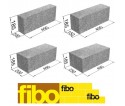 Keramzitinis blokelis FIBO 5 MPa 490 x 150 x 185 mm