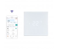 Kambario termostatas SENSUS LC1 su Wi-Fi, 230V potinkinis, baltas