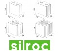 Silikatiniai blokeliai SILROC 250 x 248 x 238 mm