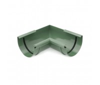 Kampas latakui vidinis 125 mm / 90° plastikinis žalias BRYZA